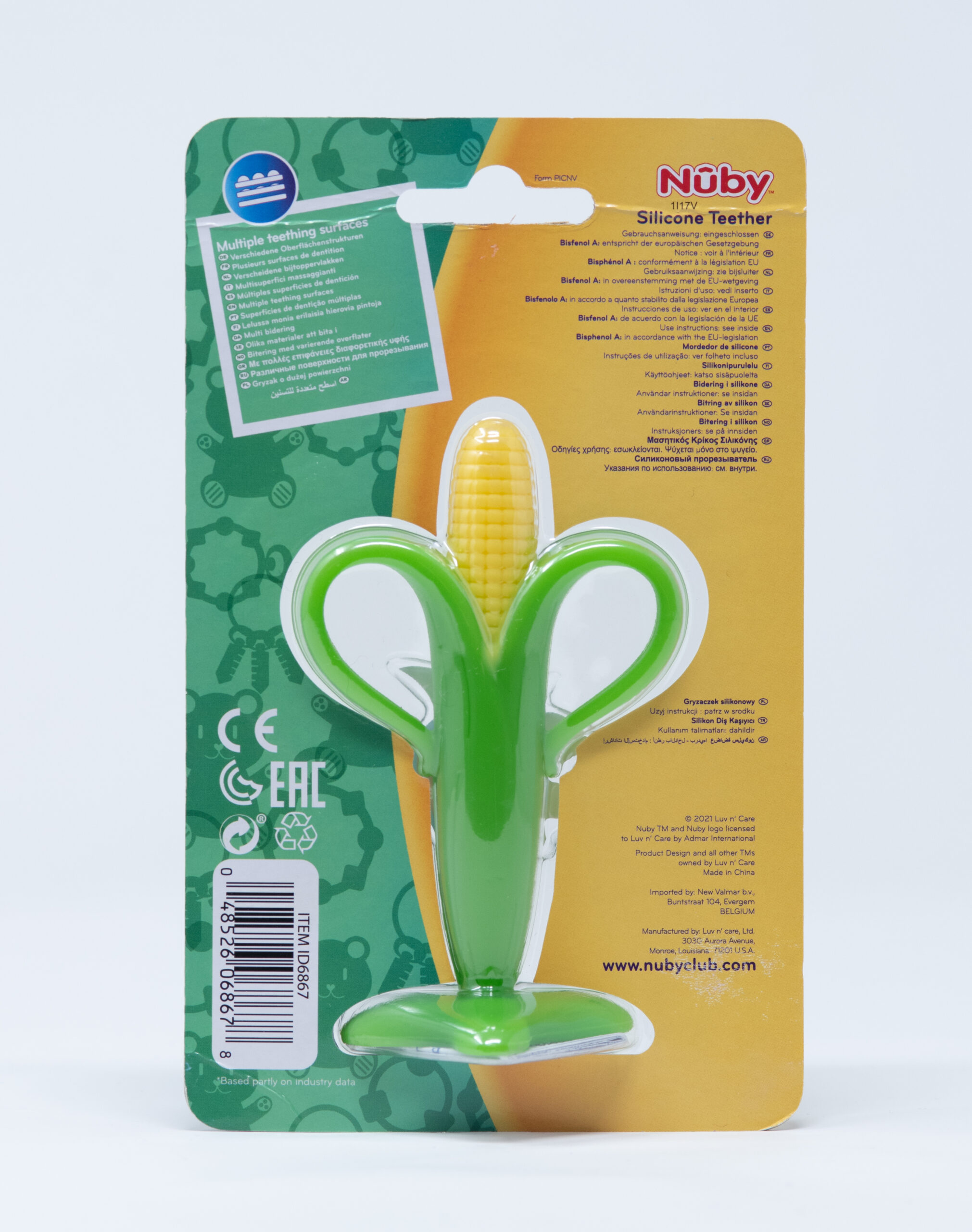 Nuby Massaggiagengive in Silicone - Pannocchia