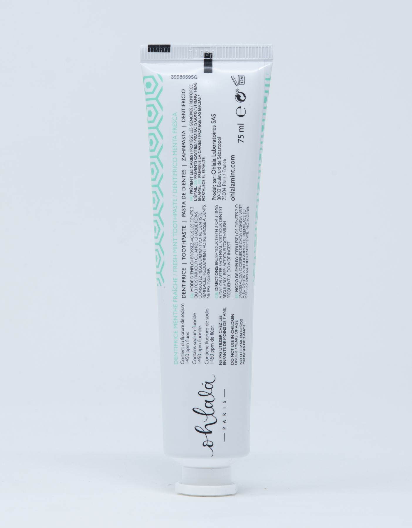 Ohlalà Dentifricio Menta Fresca - 75 ml