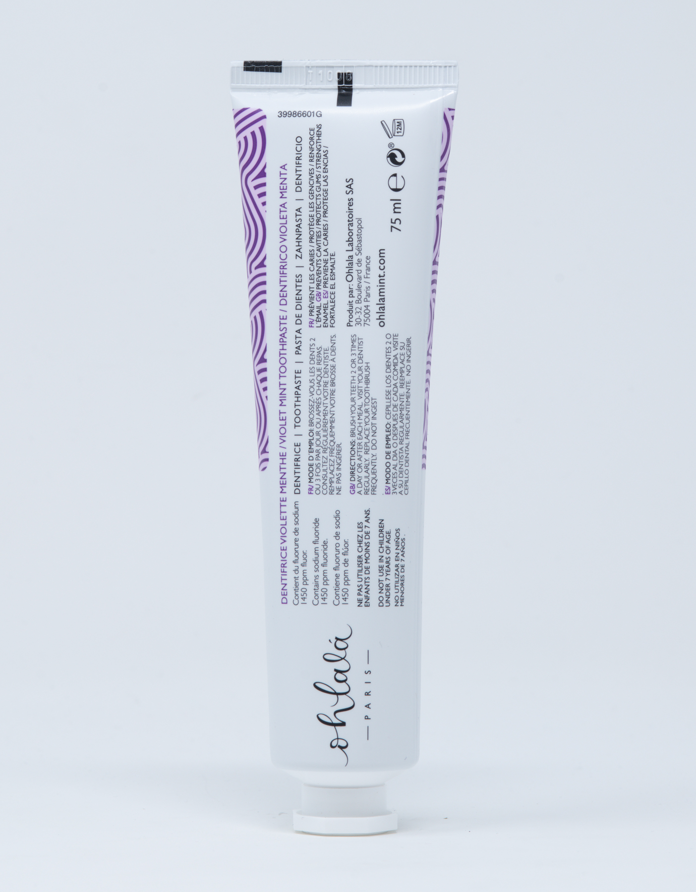 Ohlalà Dentifricio Violetta e Menta - 75 ml