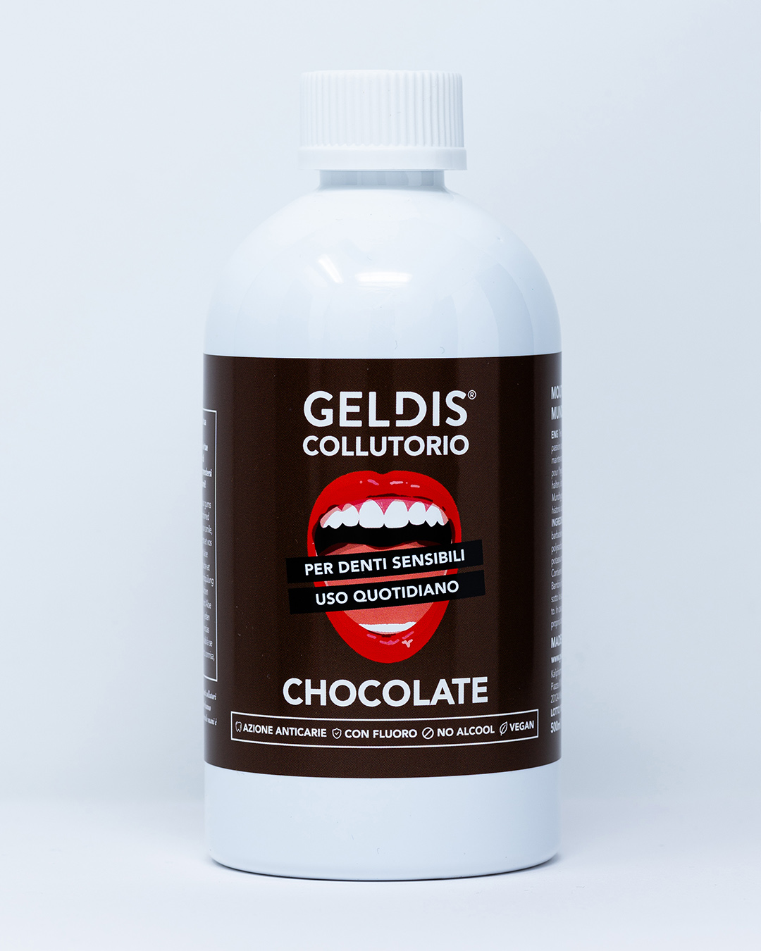 Geldis Collutorio al Cioccolato con Fluoro - 500ml