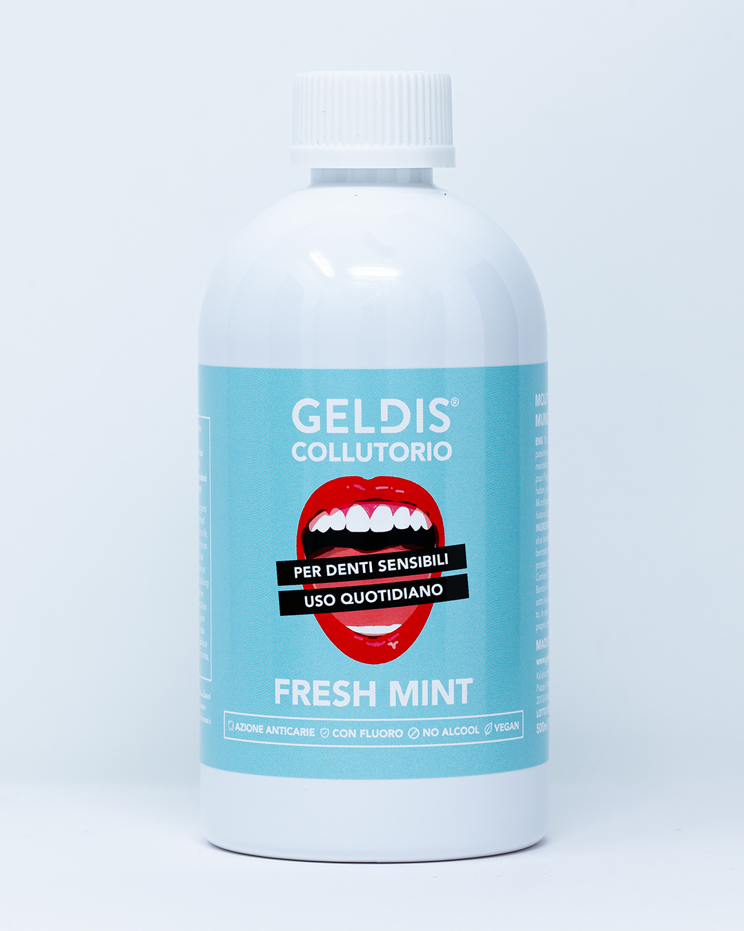 Geldis Collutorio alla Menta con Fluoro - 500ml