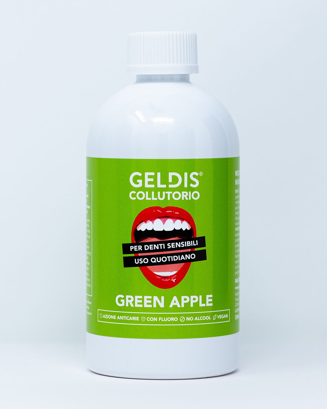 Geldis Collutorio alla Mela Verde con Fluoro - 500ml
