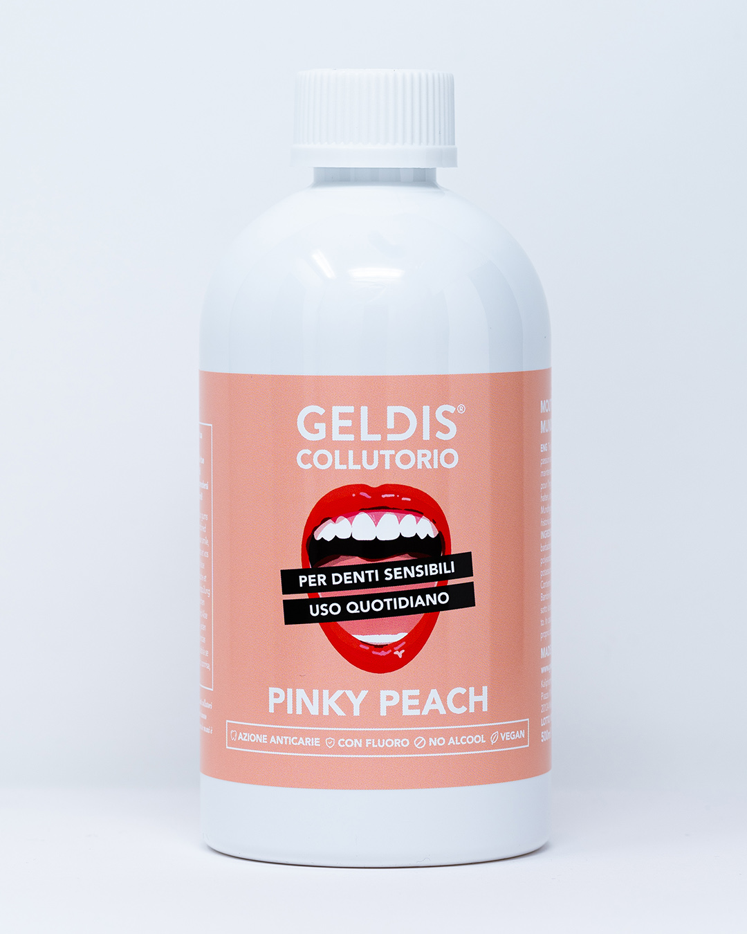 Geldis Collutorio alla Pesca Rosa - 500 ml