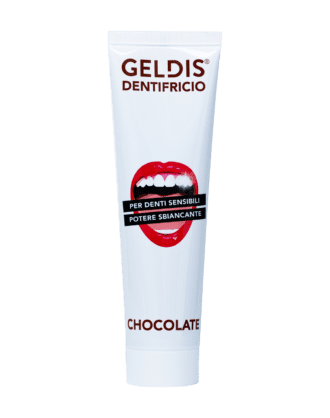 Geldis Dentifricio Sbiancante per Denti Sensibili al Cioccolato - 100 ml