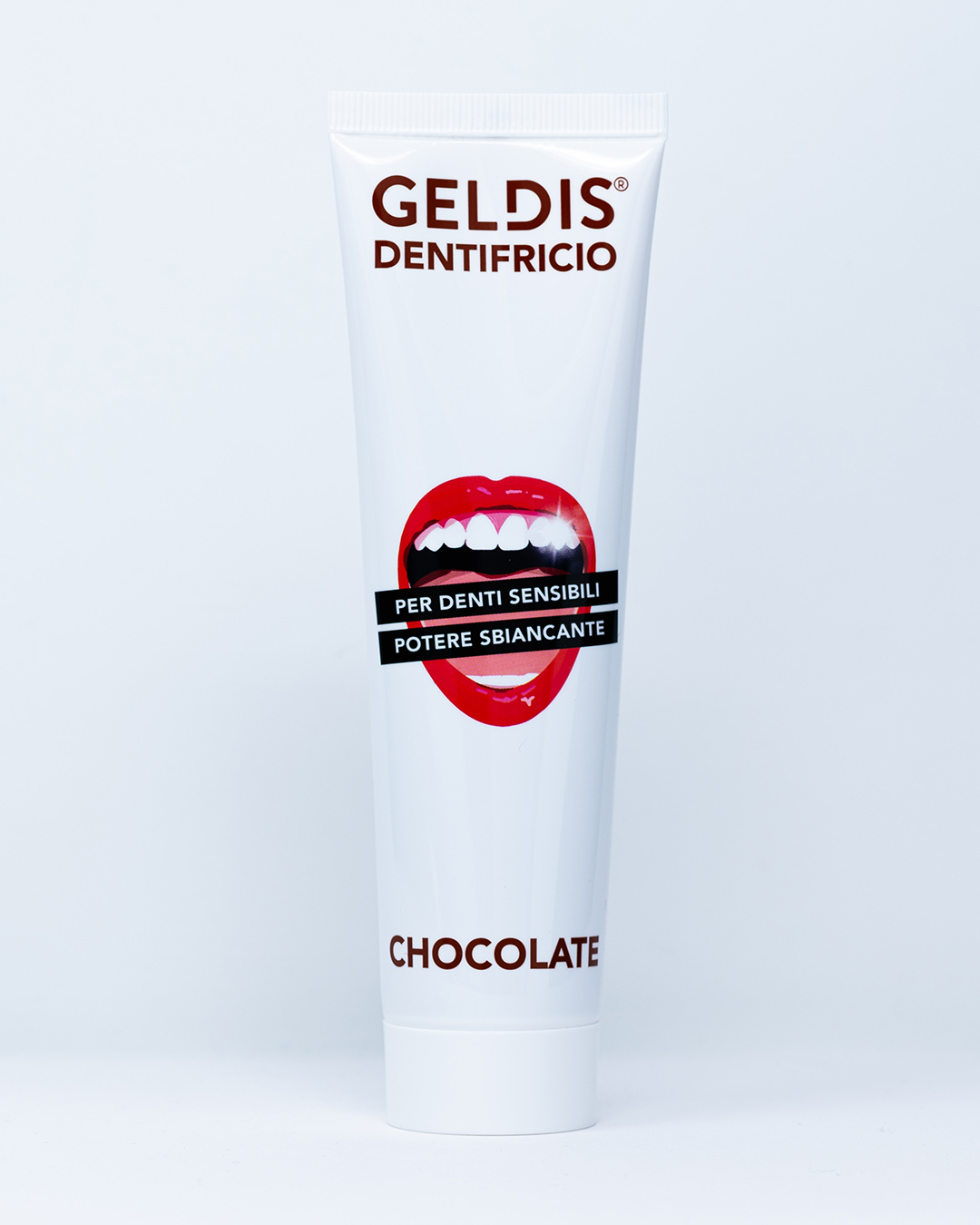Geldis Dentifricio Sbiancante per Denti Sensibili al Cioccolato - 100 ml