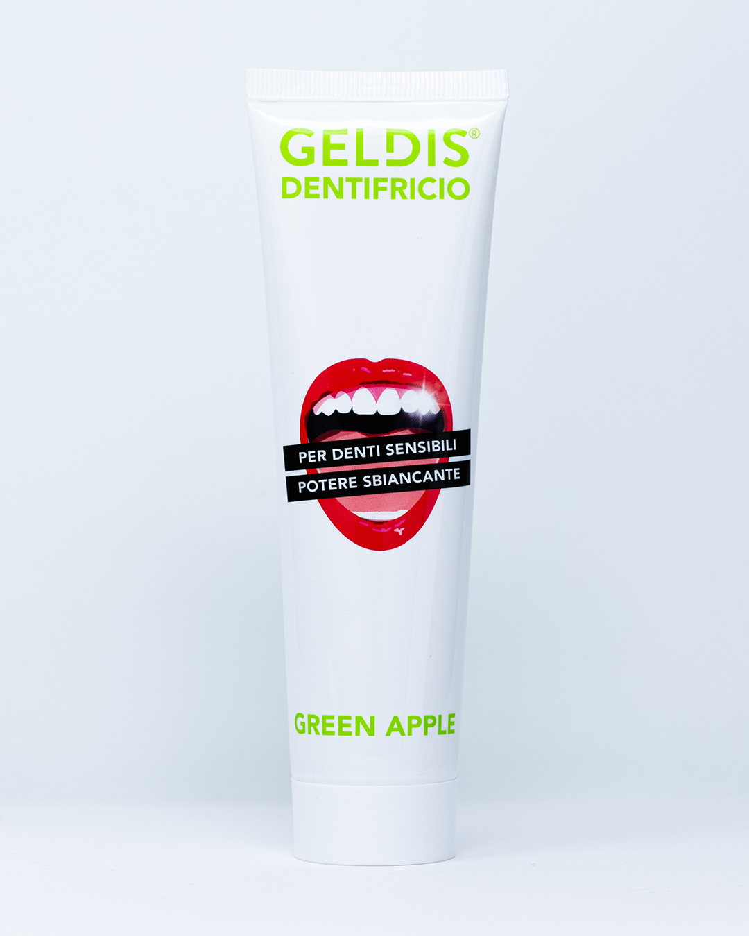 Geldis Dentifricio Sbiancante per Denti Sensibili alla Mela Verde - 100 ml