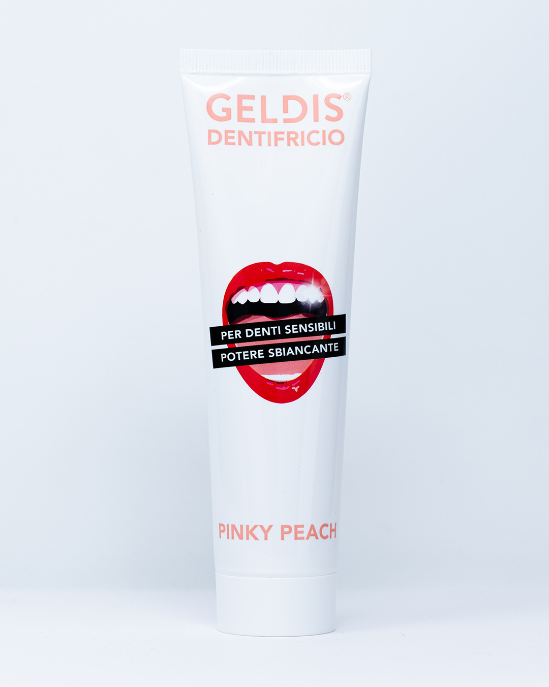 Geldis Dentifricio Sbiancante per Denti Sensibili alla Pesca - 100 ml