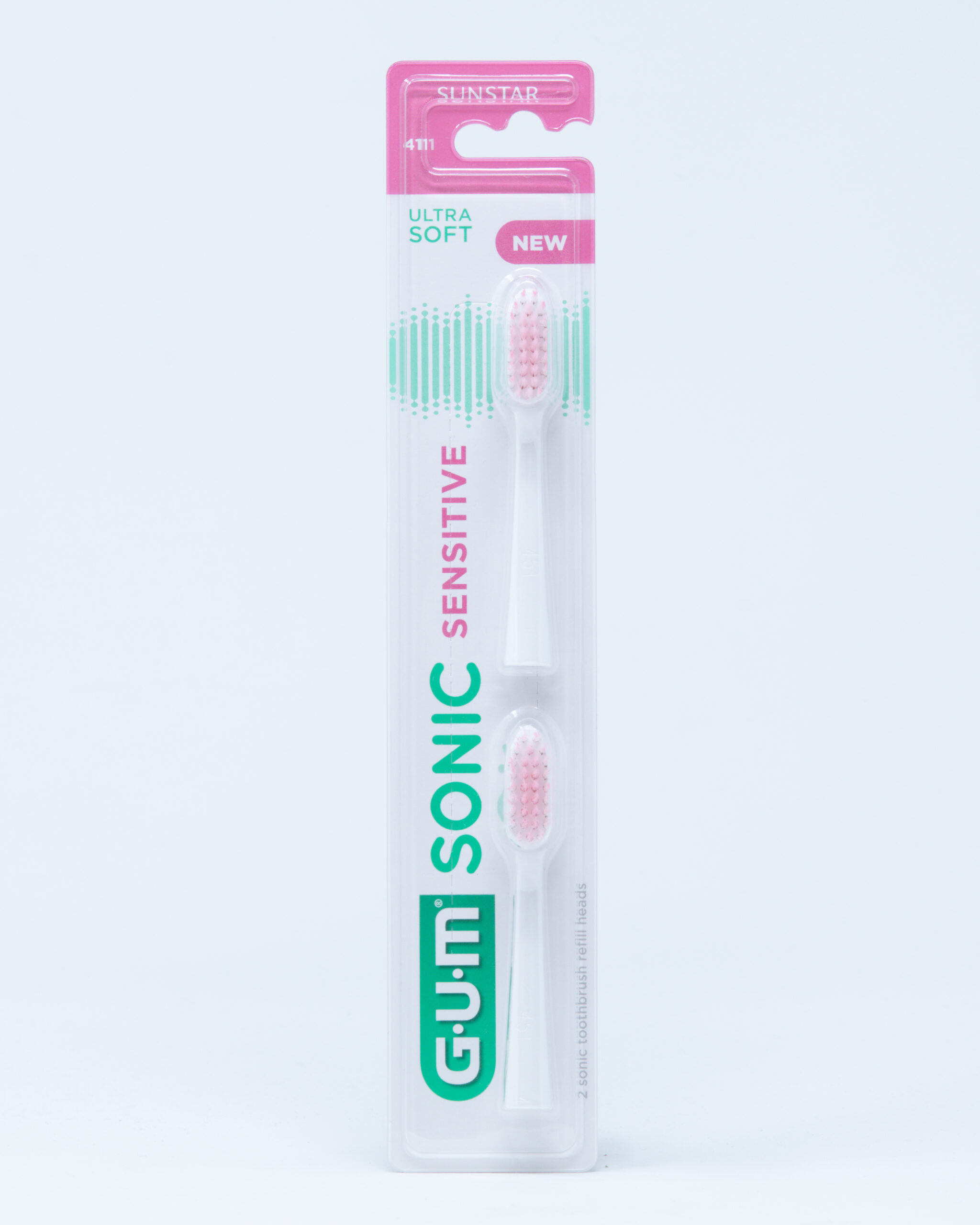 Gum Testina di Ricambio Spazzolino Sonico Gum Sensitive – 2 pz