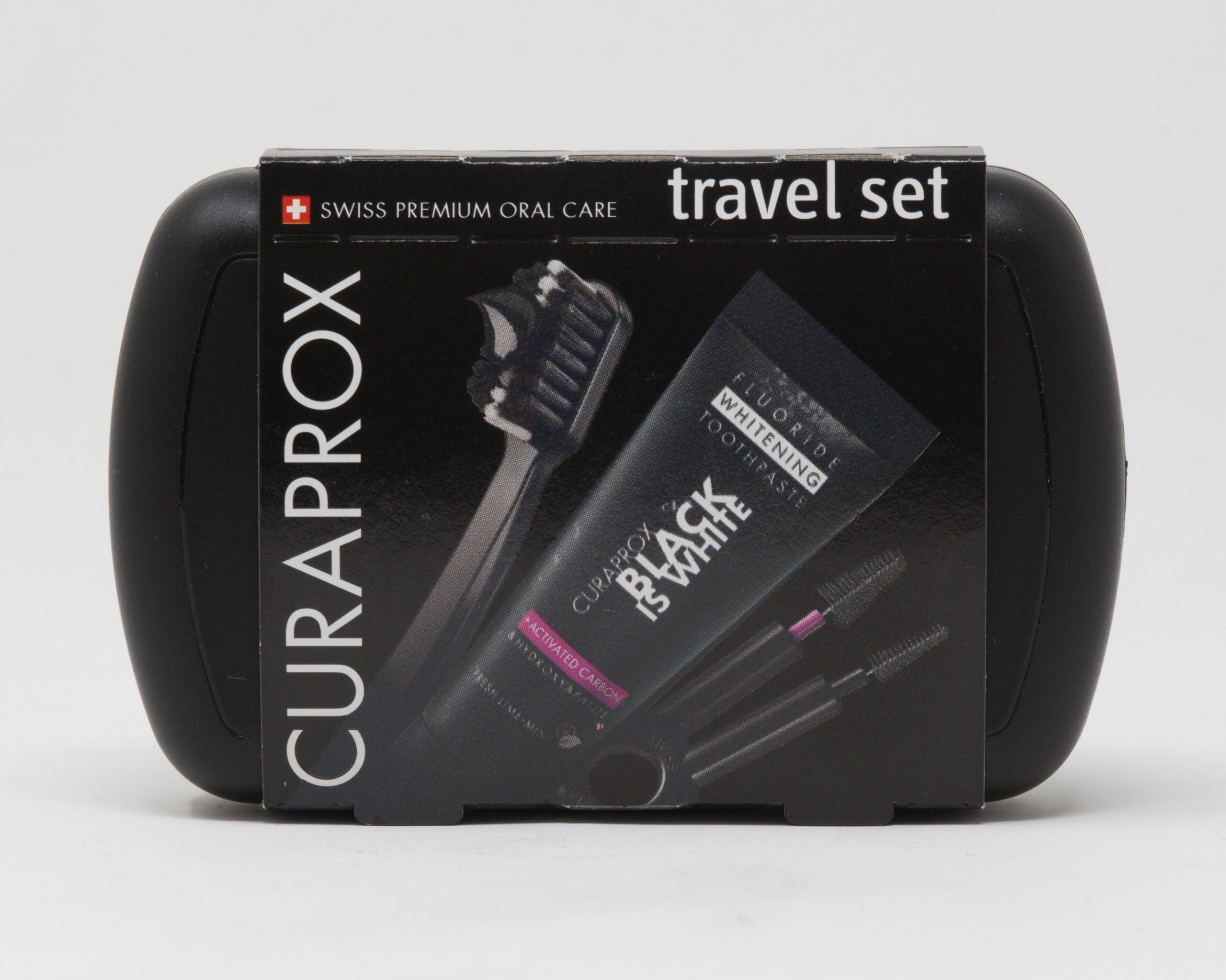 Curaprox - KIT VIAGGIO BLACK IS WHITE DENTIFRICIO 10 ML +