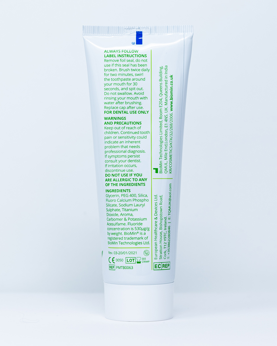 BioMin Dentifricio BioMin®F Remineralizzante - 75 ml