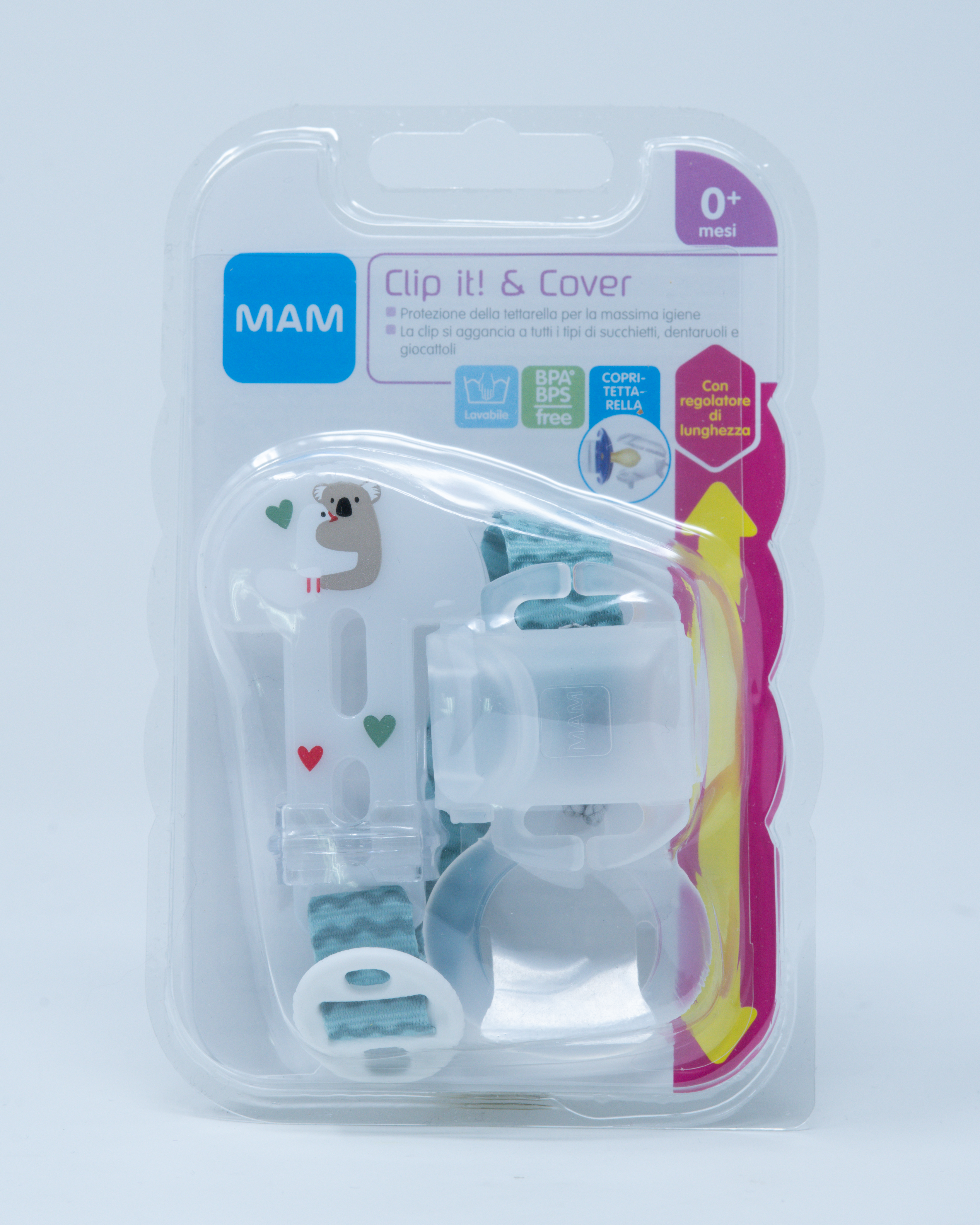 Mam Clip&Cover Copri Tettarella con Custodia