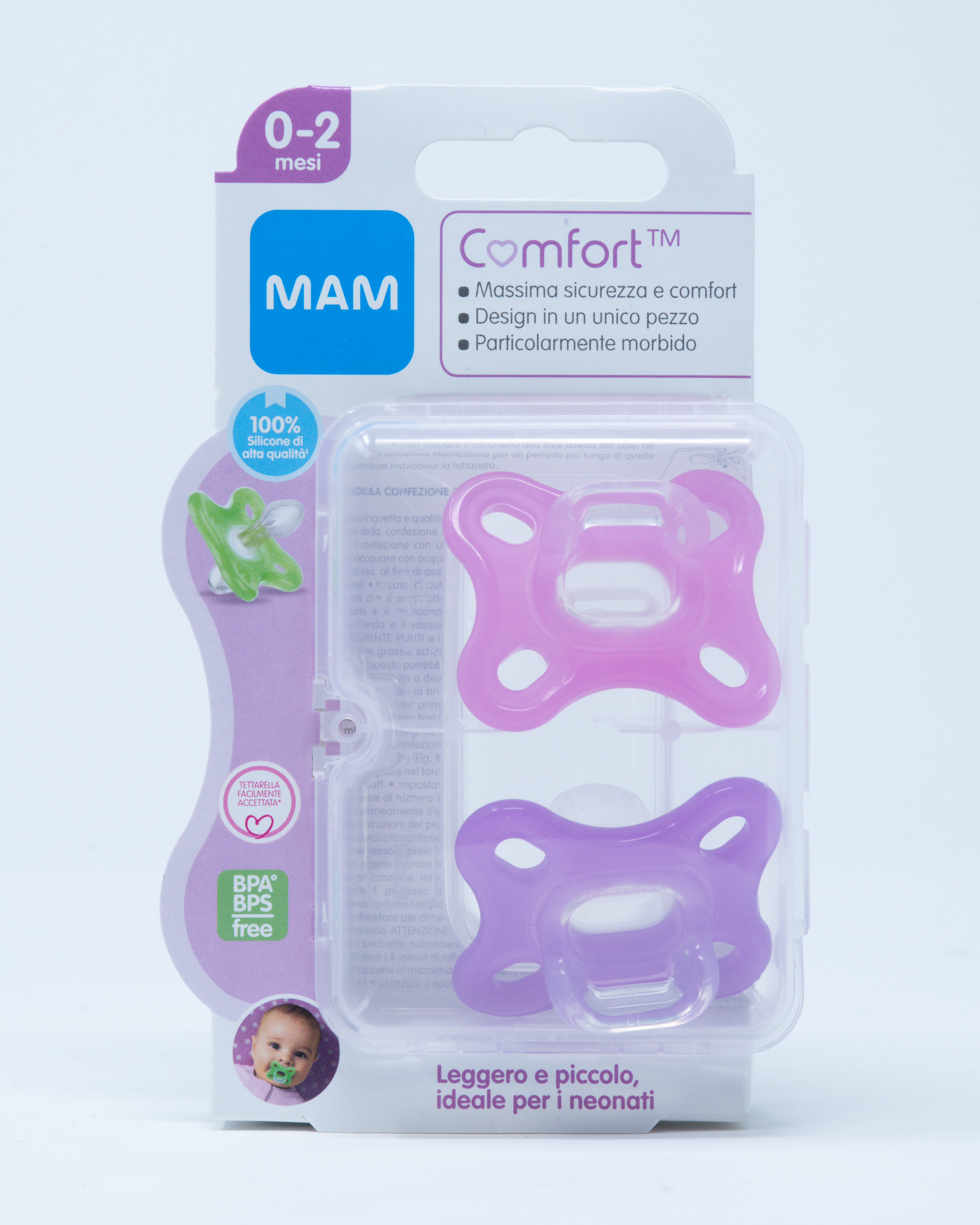 MAM Succhietto Comfort 0-2 mesi - 2 pz