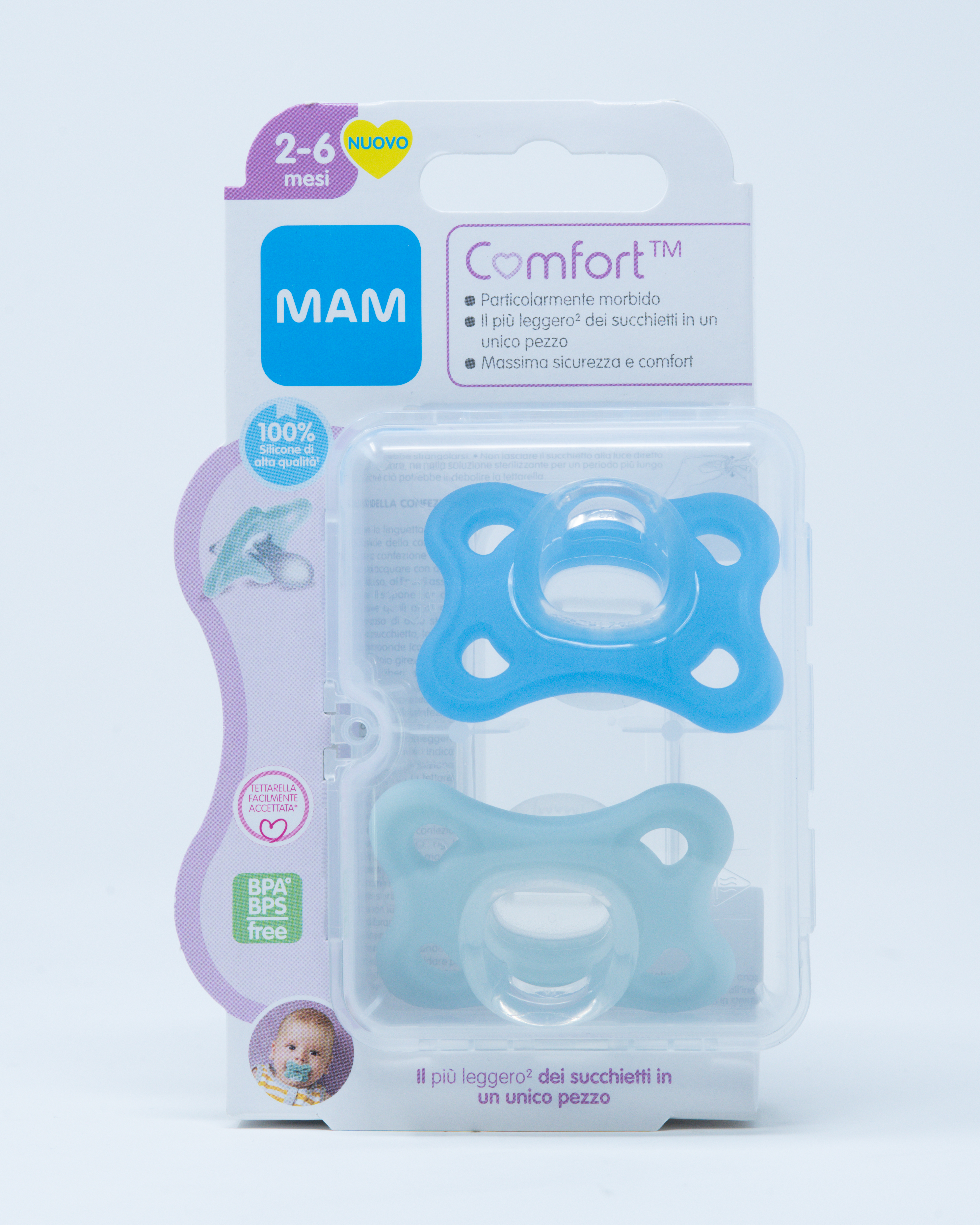 MAM Succhietto Comfort 2-6 mesi - 2 pz