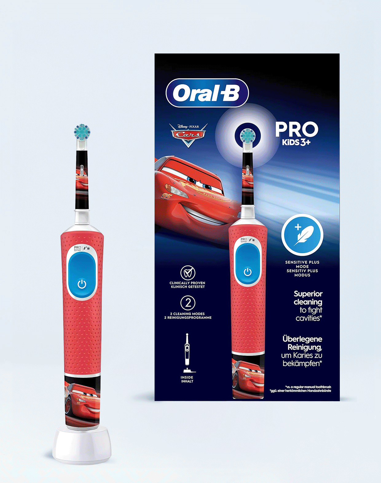 Oral-B Spazzolino Elettrico Ricaricabile Bambini - Cars