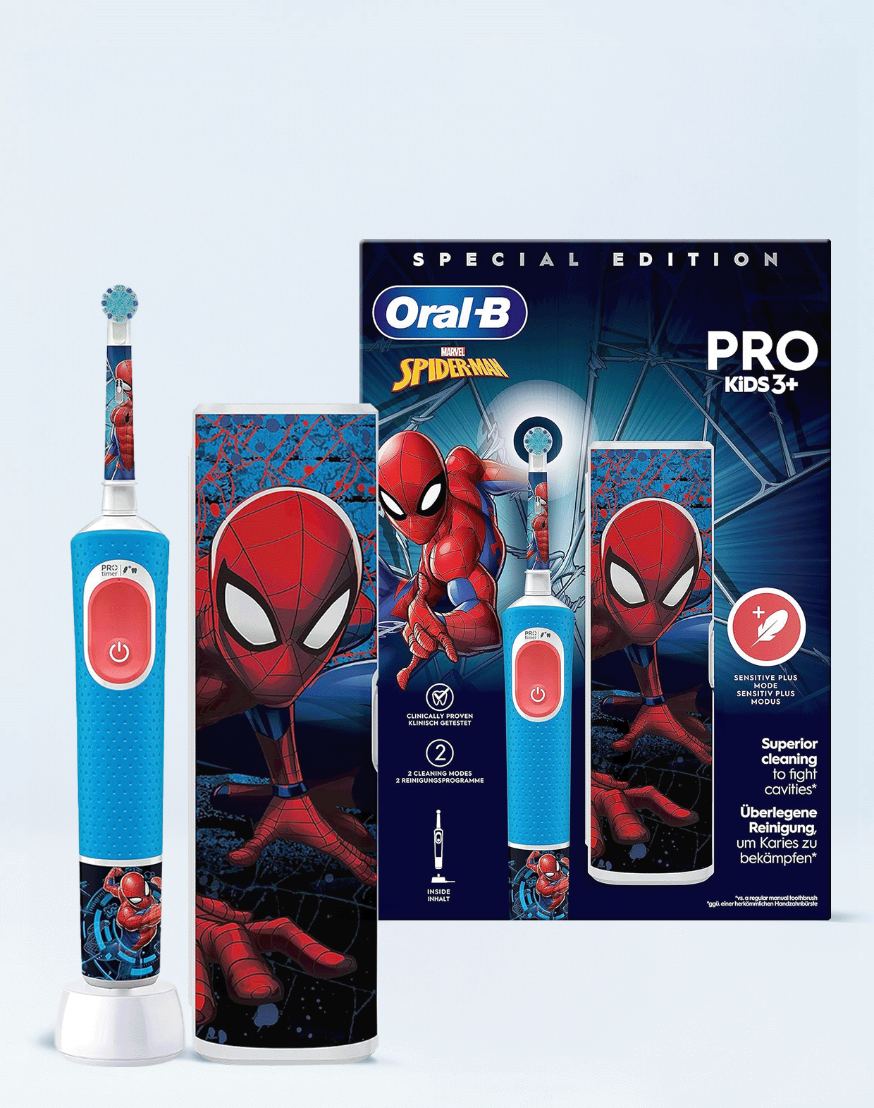 Oral-B Spazzolino Elettrico Ricaricabile Bambini - Spider Man
