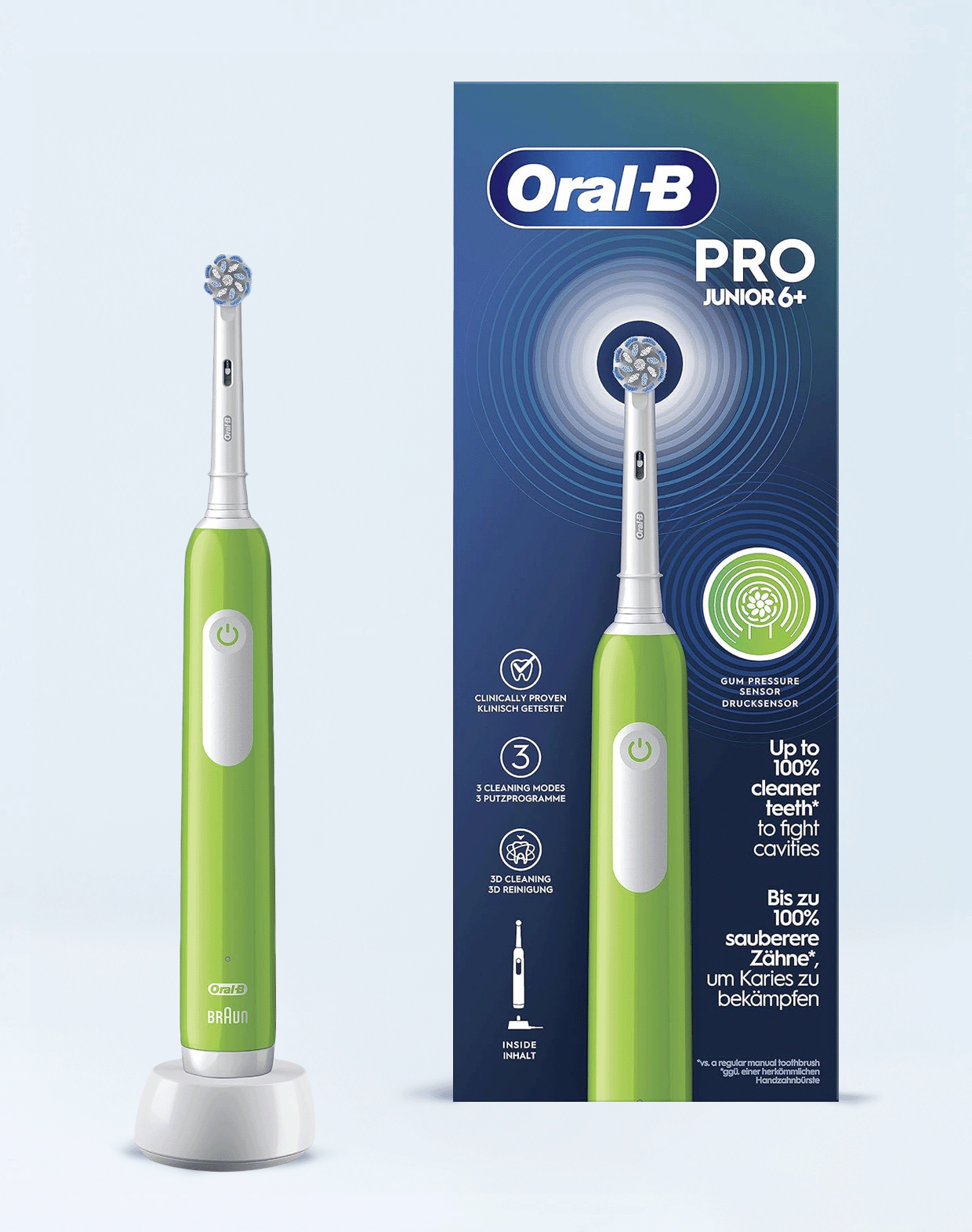 Oral-B Spazzolino Elettrico Ricaricabile Junior 6+ - Verde