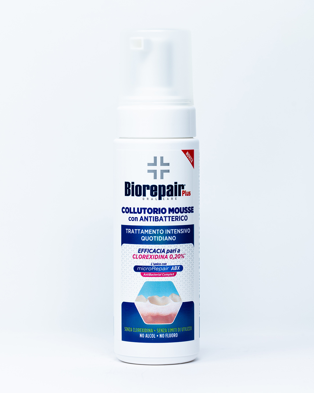 Biorepair Plus Collutorio Mousse Antibatterico Trattamento Intensivo - 200 ml