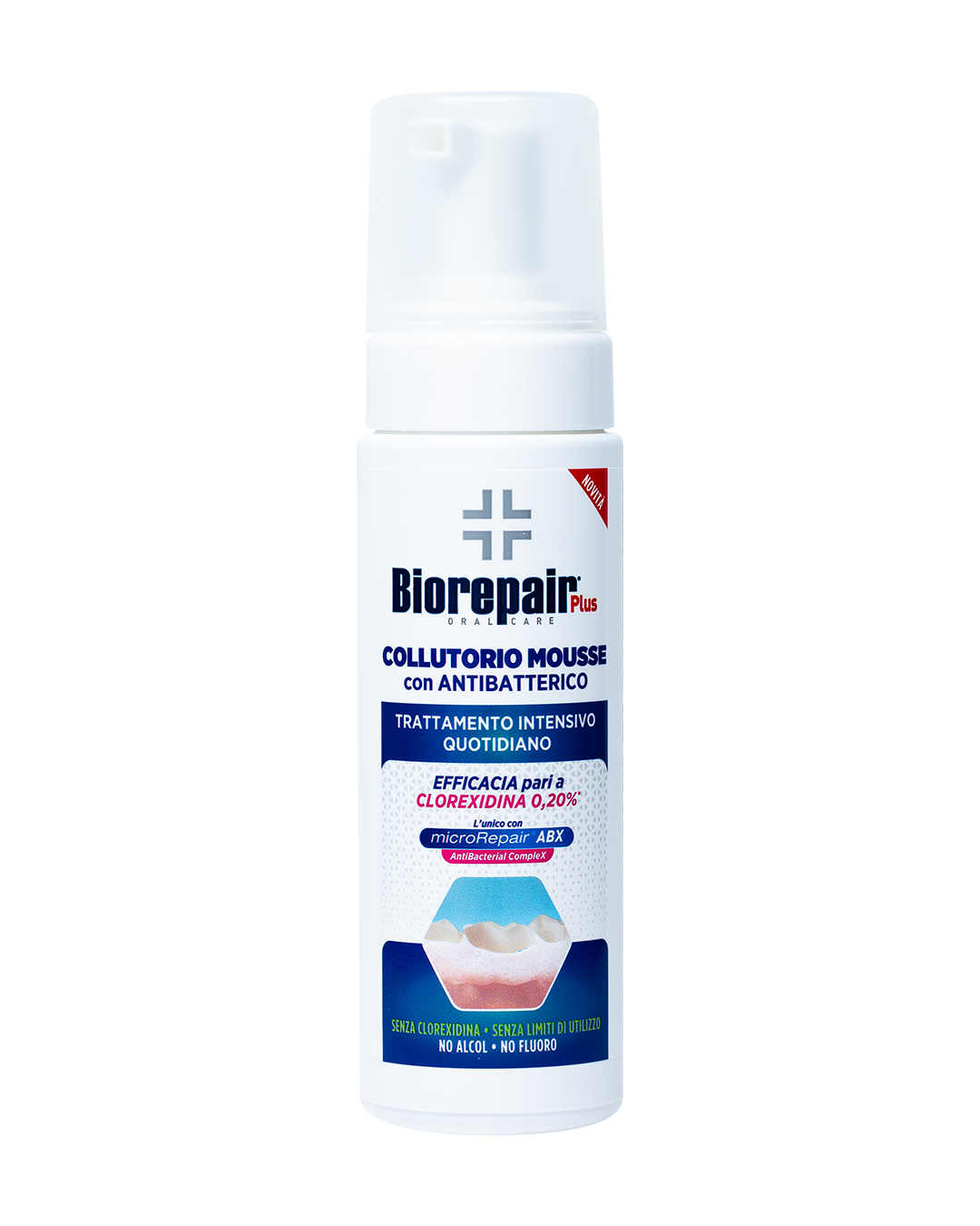 Biorepair Plus Collutorio Mousse Antibatterico Trattamento Intensivo ...