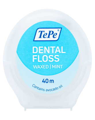 Tepe Filo Interdentale Dental Floss Espandibile Cerato con Menta - 40 m