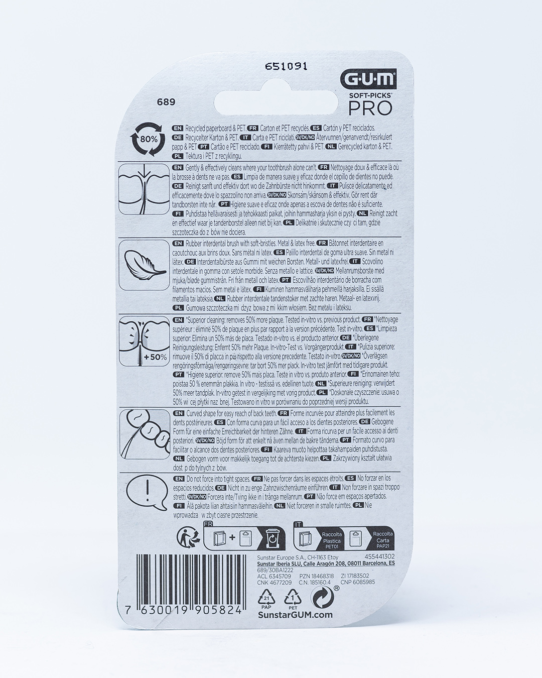 Gum Scovolini Soft-Picks Pro S 689- 30 pz