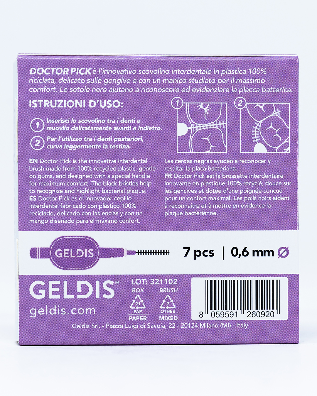 Geldis Scovolino Doctor Pick XS – 0,6 mm