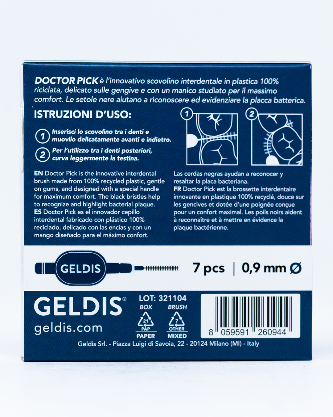 Geldis Scovolino Doctor Pick M – 0,9 mm