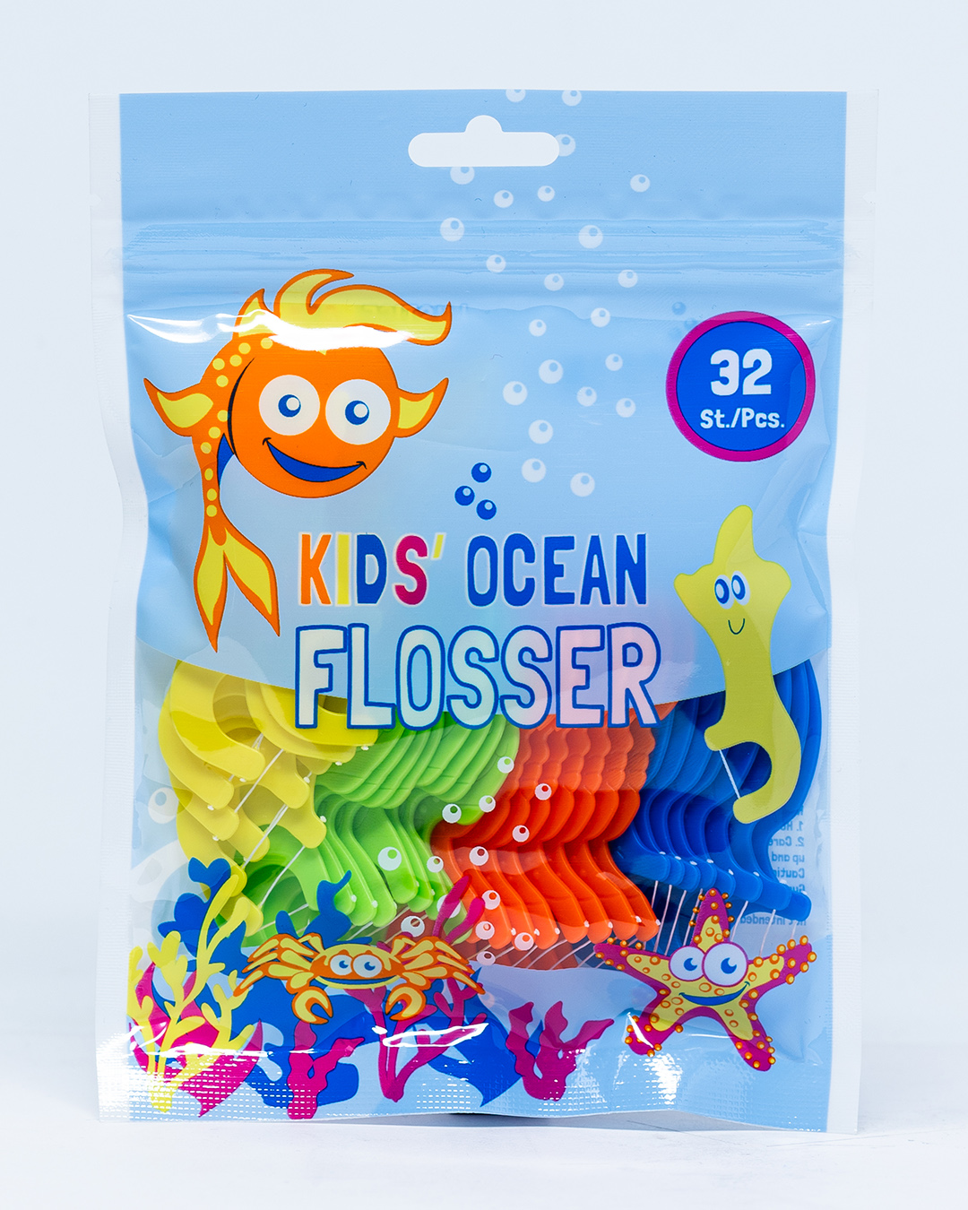 Kids Ocean Flosser Forcelle Bambini - 32 pz