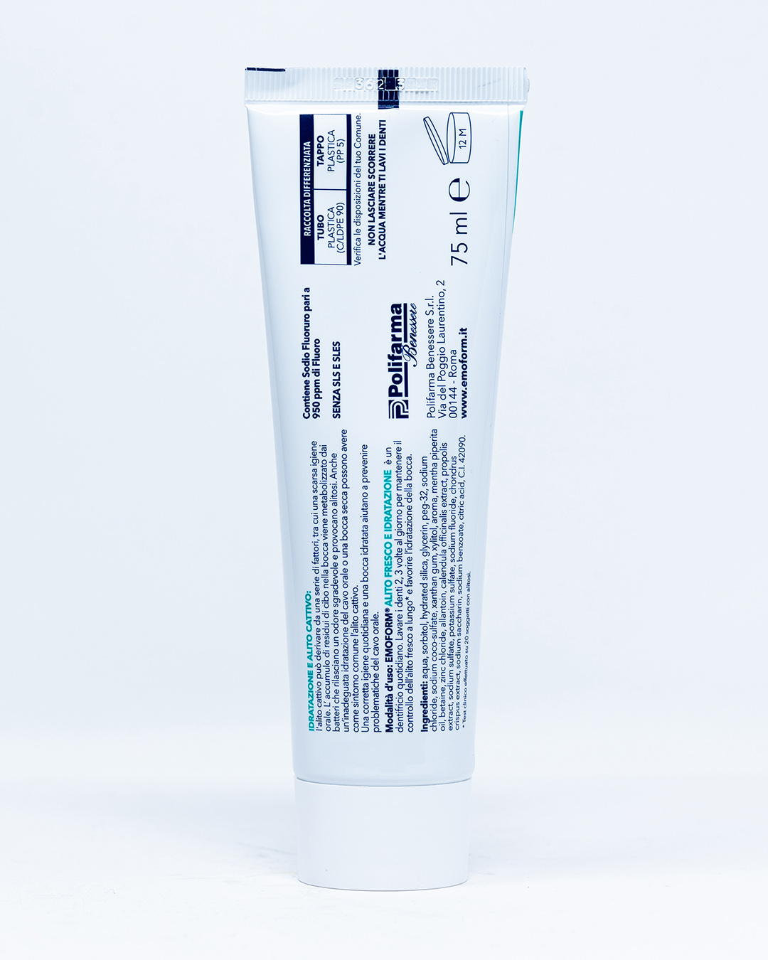 Emoform® Dentifricio Alito Fresco e Idratazione - 75 ml