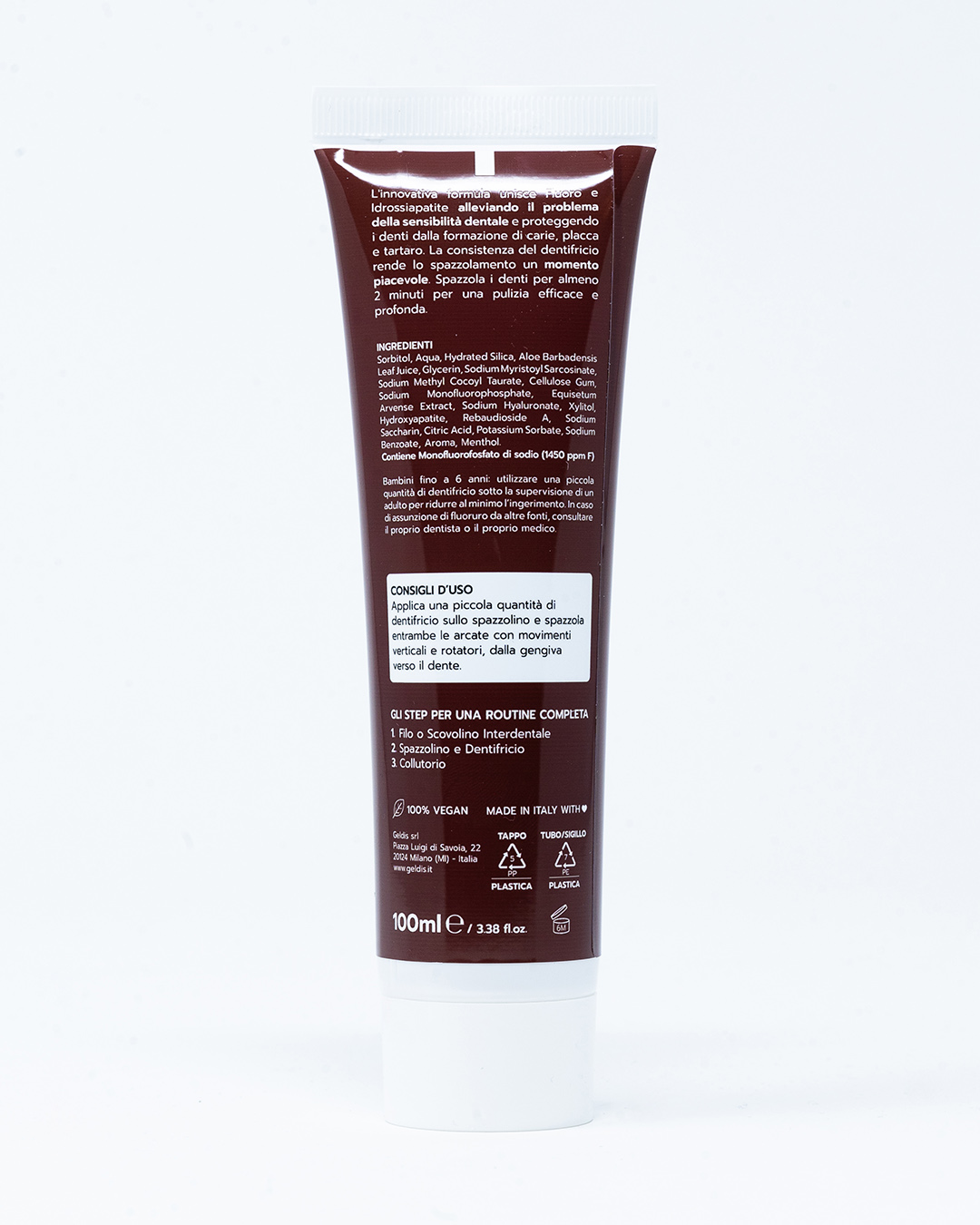 Geldis Dentifricio per Denti Sensibili Cookie - 100 ml