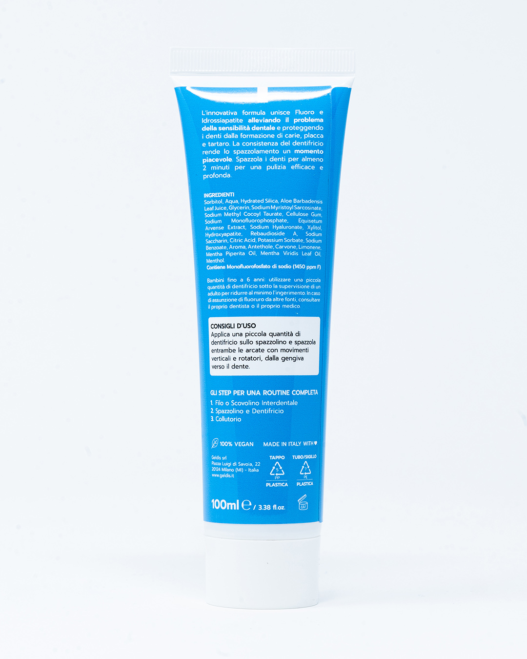 Geldis Dentifricio per Denti Sensibili alla Menta - 100 ml