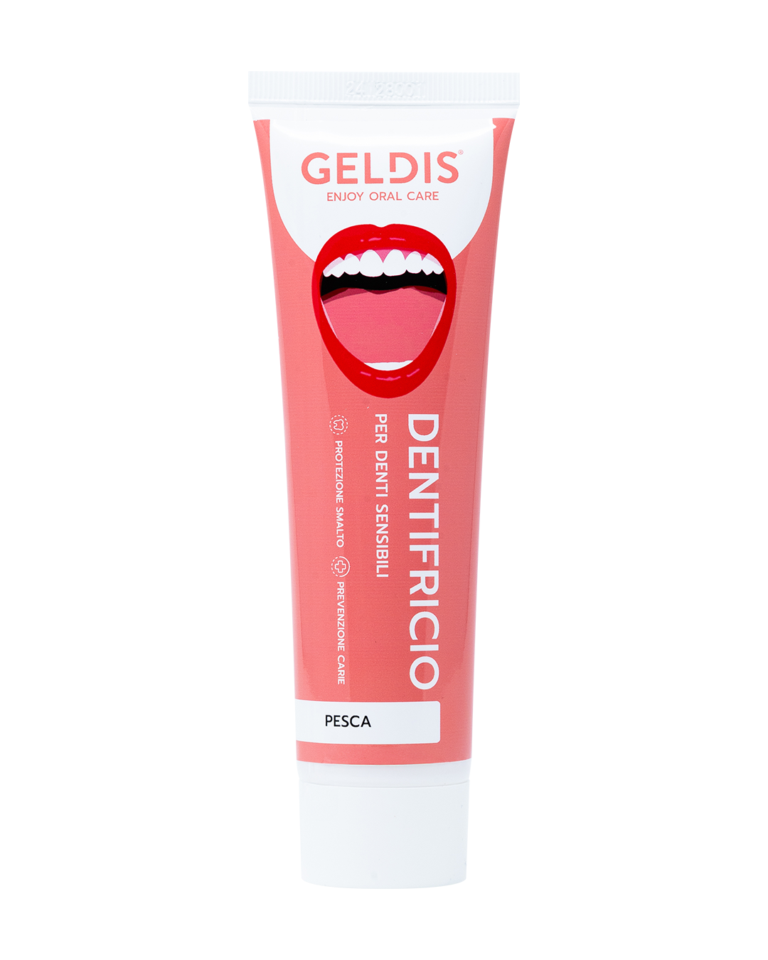 Geldis Dentifricio per Denti Sensibili alla Pesca - 100 ml