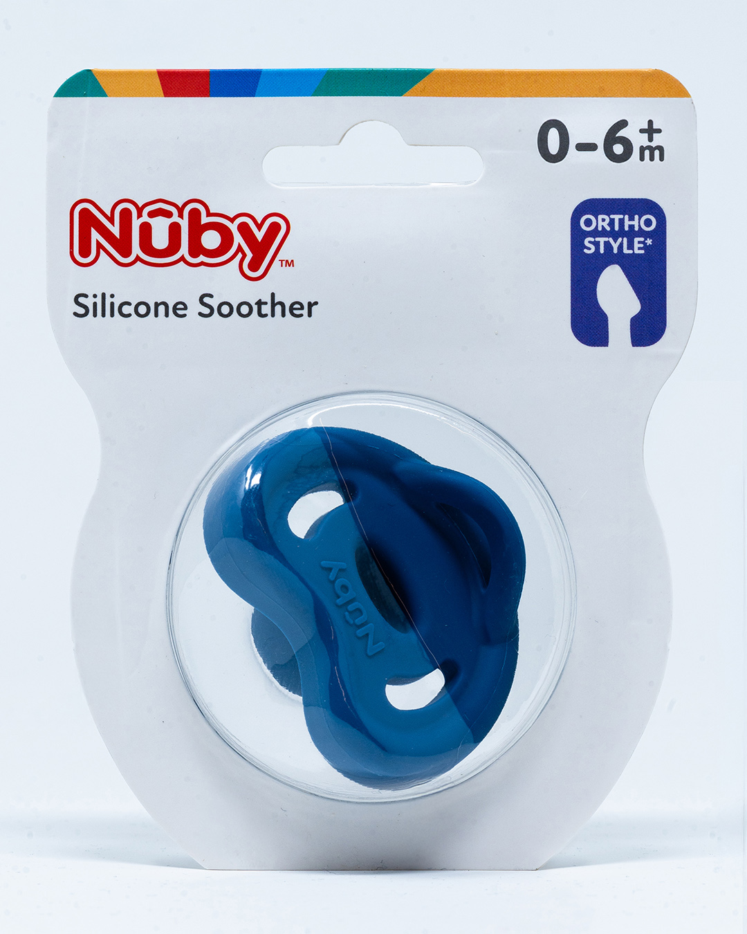 Nuby Succhietto Ortodontico in Silicone 0-6 mesi - 1 pz - Vari Colori