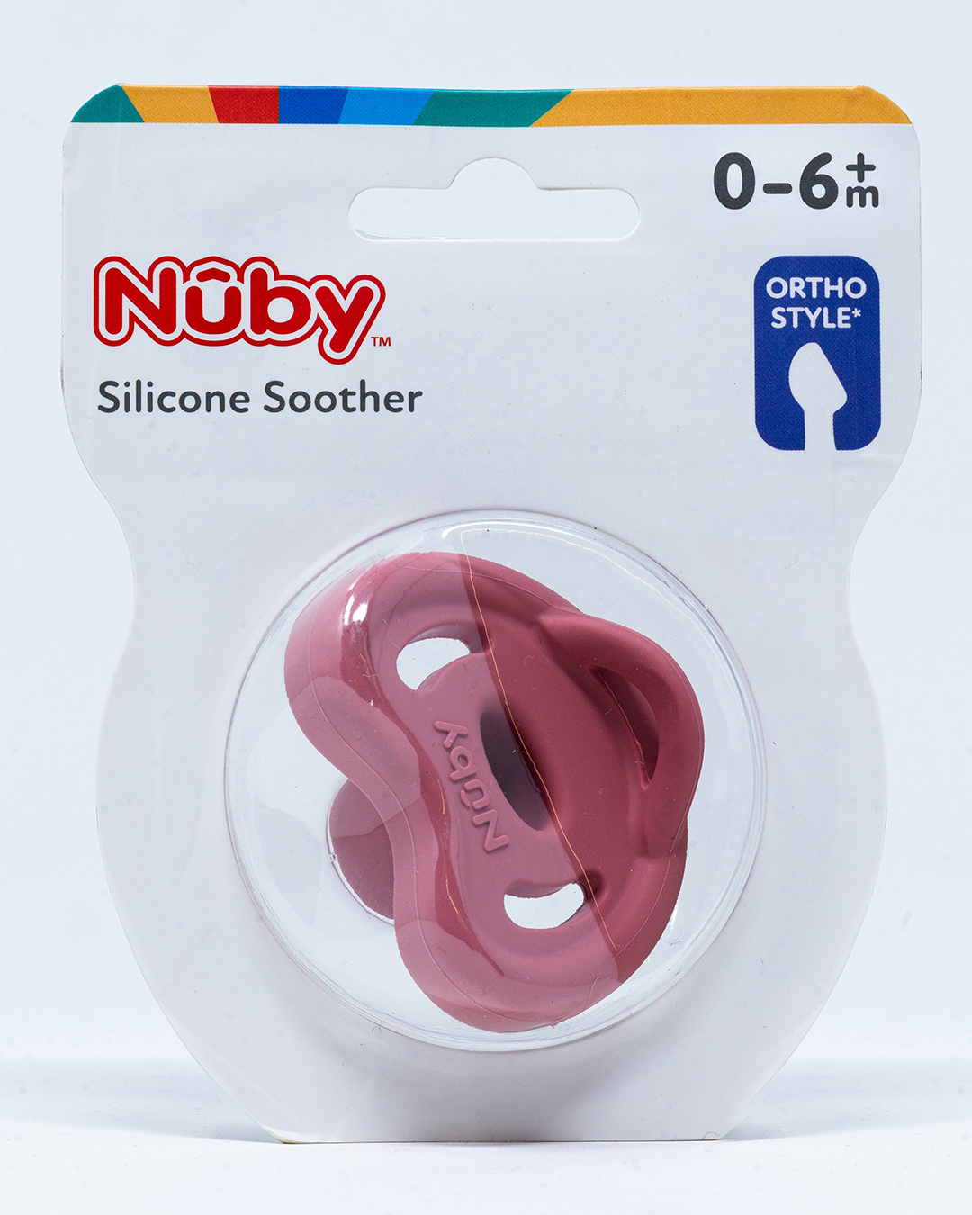 Nuby Succhietto Ortodontico in Silicone 0-6 mesi - 1 pz - Vari Colori