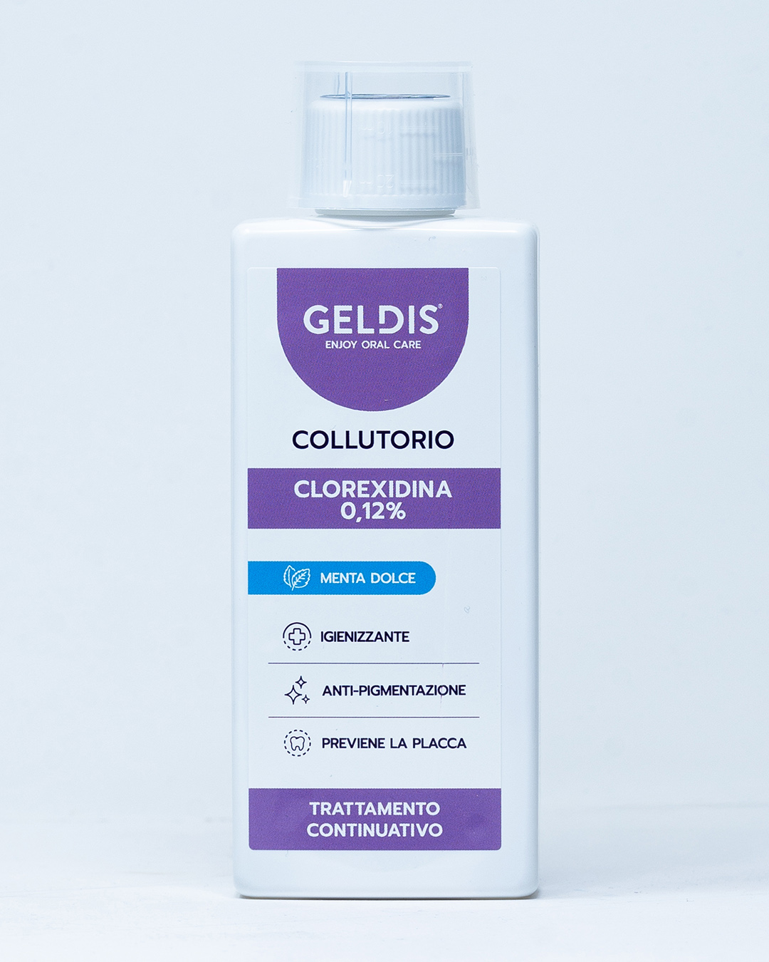 Geldis Collutorio Clorexidina 0,12% - Menta dolce