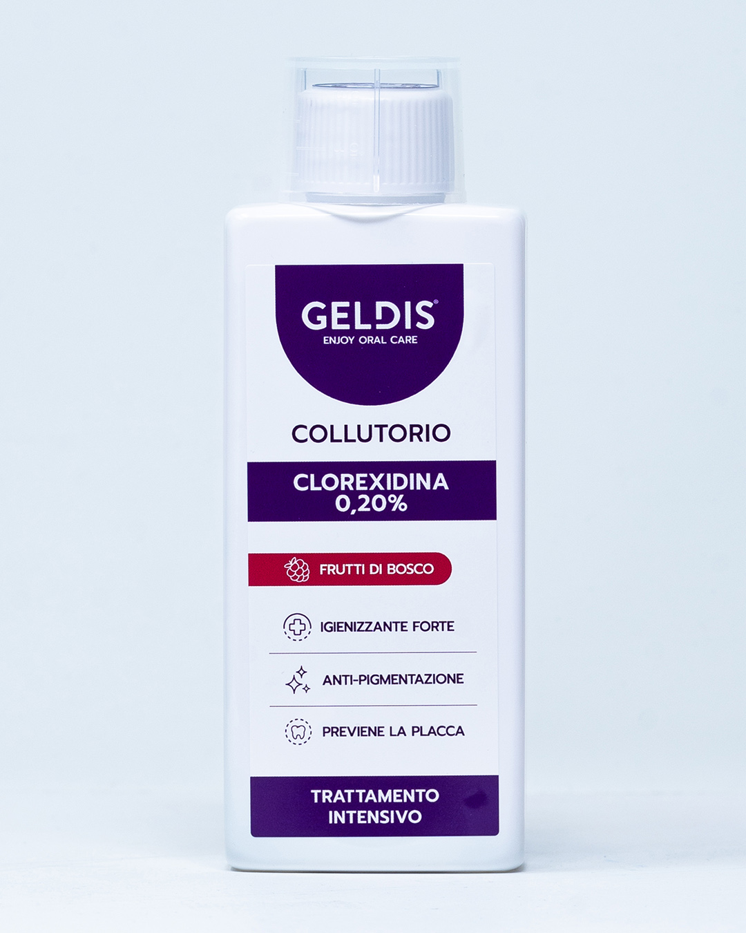 Geldis Collutorio Clorexidina 0,20% - Frutti di bosco